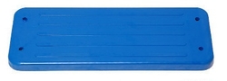 Houpačka sedák ocelová výztuž pogumovaný modrá s řetězem