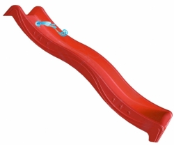 Skluzavka Jungle Gym pro podestu ve výšce 1,5m  červená + madýlka v ceně