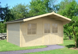 ZAHRADNÍ DOMEK Britta 14,6 m2 (410x410cm) tl. 40mm