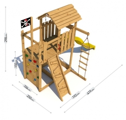 Dětské hřiště Monkey´s Home Velký pirát JACK .