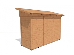 Zahradní domek HEROLD P3311b 2,9 m2 327x115 cm tl. 19 mm