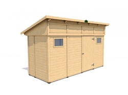 Zahradní domek HEROLD P4417a 6,2 m2 433x168 cm tl. 19 mm