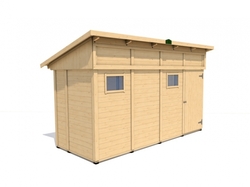 Zahradní domek HEROLD P4417a 6,2 m2 433x168 cm tl. 19 mm