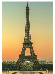 Dino Eiffelovka za soumraku
