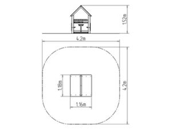 Domeček DO103KW - hnědý