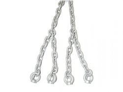Galvanizovaný řetěz 1,8m/6mm - dva kusy