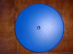 Houpačka - disk - talíř masiv modrý