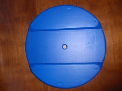 Houpačka - disk - talíř masiv modrý