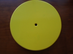 Houpačka - disk - talíř masiv žlutý