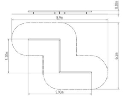 Trojkladina KL301K - celokovová (v.p. 1 m)