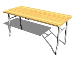 Stůl MILA pro dospělé LA306D-W (skládací)