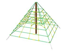 Lanová pyramida PY421KW-B (v.p. 1 m) se 4-mi napínacími zámky