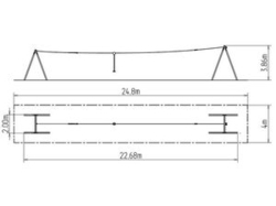 Lanovka ačková LD020KR - červená