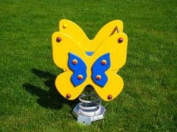 Dětské pružinové houpadlo motýl