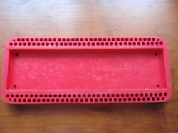 Houpačka sedák ocelová výztuž pogumovaná červená