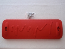 Houpačka ECO aluminium červená s řetězem