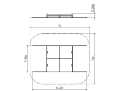 Pískoviště s posuvným krytem 3x3 m PK330D