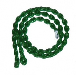 Pogumovaný řetěz zelený 1,8m /5mm - 2 kusy