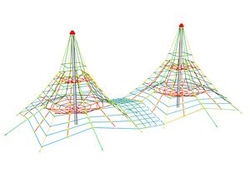 Lanová dvojpyramida PY144K (v.p. 1 m)