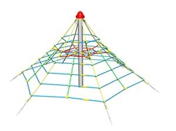 Lanová pyramida PY620K (v.p. 1 m, se 6-ti napínacími zámky)
