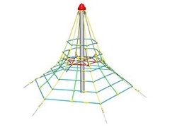 Lanová pyramida PY625K (v.p. 1 m, se 6-ti napínacími zámky)