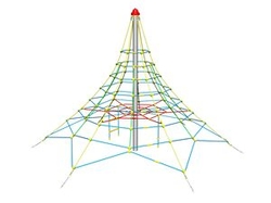 Lanová pyramida PY635K (v.p. 1 m, se 6-ti napínacími zámky)