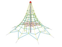Lanová pyramida PY835K (v.p. 1 m, s 8-mi napínacími zámky)