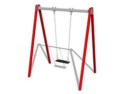 Řetězová houpačka RH6111KR - červená (v.p. 1,5 m)