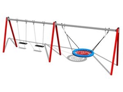 Řetězová trojhoupačka RH6321KR - červená (v.p. 1,0 m)