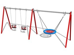 Řetězová trojhoupačka RH6323KR - červená (v.p. 1,5 m)