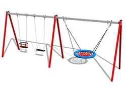 Řetězová trojhoupačka RH6322KR - červená (v.p. 1,5 m)