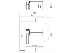 Řetězová houpačka se skluzavkou RH150D (v.p. 1,5 m)