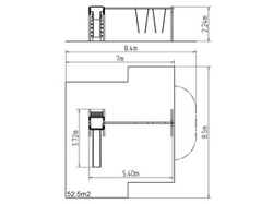 Řetězová dvojhoupačka se skluzavkou RH250D (v.p. 1,5 m)