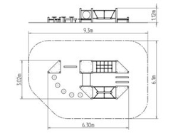 Stezka dovednosti SD101KB - modrá