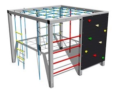 Šplhací sestava SS902KS - stříbrná