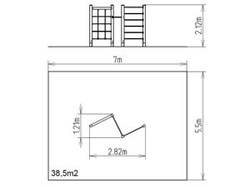 Šplhací sestava SS304KS - stříbrná