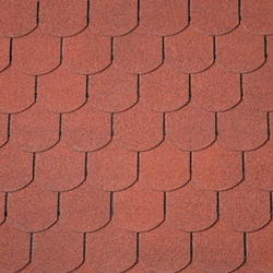 Střešní krytina šindel BOBROVKA 27m2 červený Střešní krytina šindel BOBROVKA 27m2 červený