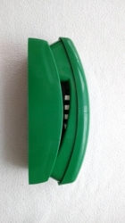 Telefon plastový zelený