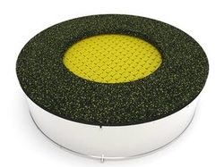 Trampolína do země TR-K145-YZ - žlutá