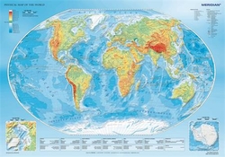 Trefl Fyzická mapa světa