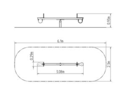 Vahadlová dvojhoupačka VH201KG - zelená