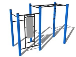 Street workoutová sestava WS010BD - modrá