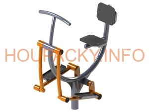 Fitness prvek FP-016SO Cyklistický trenažér (orbi-bike) - oranžová