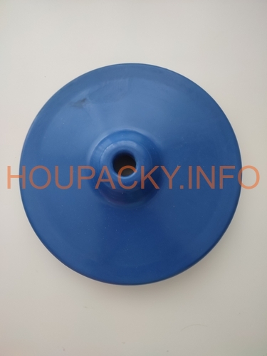 Houpačka disk kovový modrý