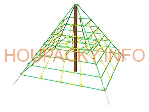 Lanová pyramida PY421KW-B (v.p. 1 m) se 4-mi napínacími zámky