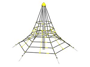 Lanová pyramida PY626K (v.p. 1 m, se 6-ti napínacími zámky)