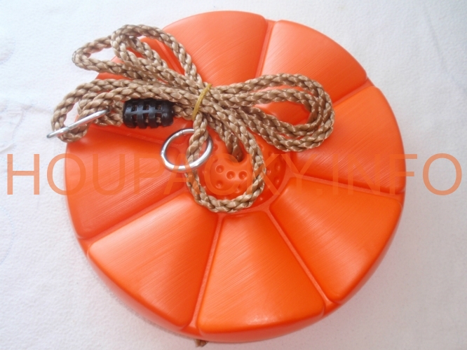 Houpačkový disk květinka oranžový LUX  