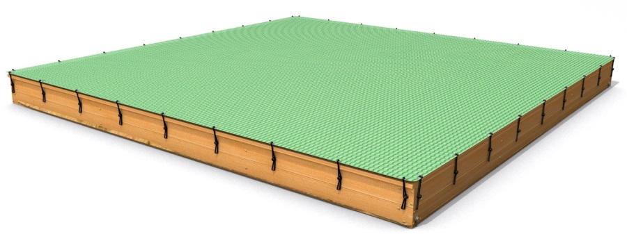 Monkey pískoviště SMALL 4x4m z akátu PSSA400