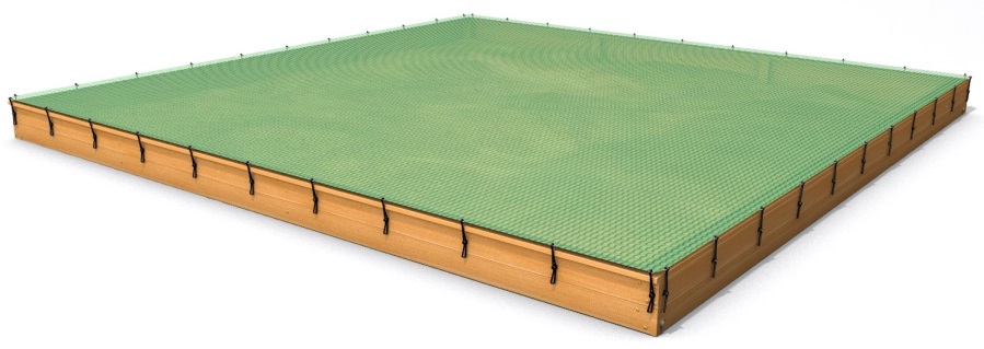 Monkey pískoviště SMALL 5x5m z akátu PSSA500