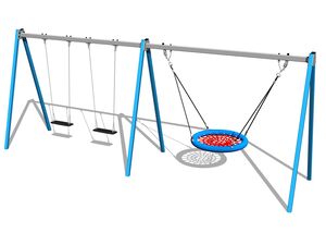 Řetězová trojhoupačka RH6321KB - modrá (v.p. 1,5 m)